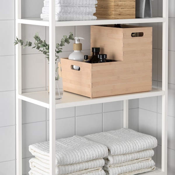 IKEA UPPDATERA storage box, light bamboo, 9 ½x12 ½x6 in , IKEA Sale | 87165LBQM