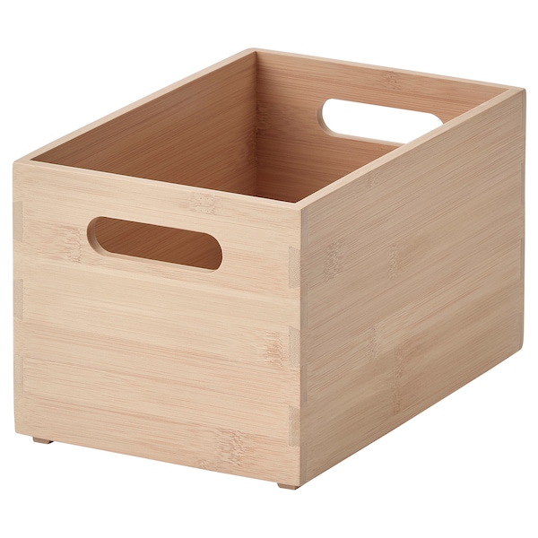 IKEA UPPDATERA storage box, light bamboo, 6 ¼x9 ½x6 in , IKEA Sale | 76052LFJG