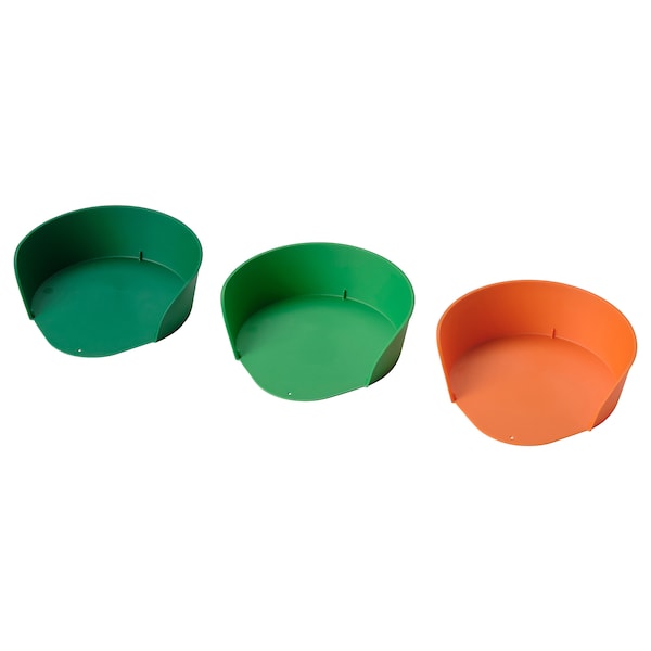 IKEA UPPFYLLD preparation bowl, mixed colors, 7 in, 3 pack , IKEA Sale | 69438LENI