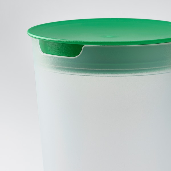 IKEA UPPFYLLD salad shaker with strainer, bright green/clear, 47 oz , IKEA Sale | 83960HZTR