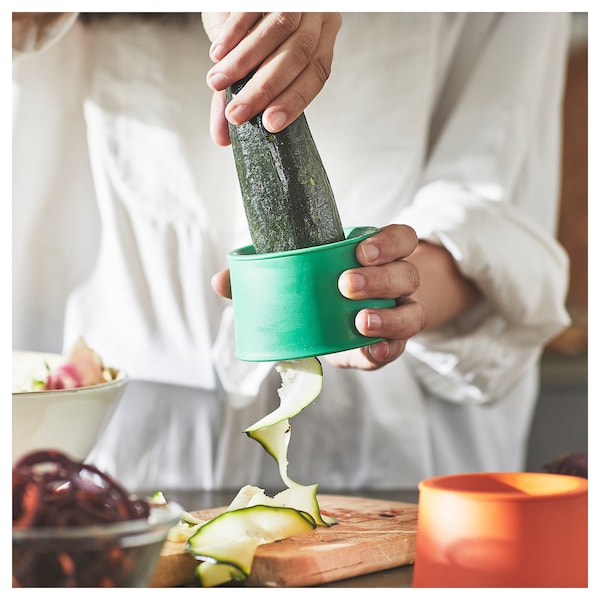 IKEA UPPFYLLD vegetable slicer, set of 2, bright orange/bright green , IKEA Sale | 26854KCFO