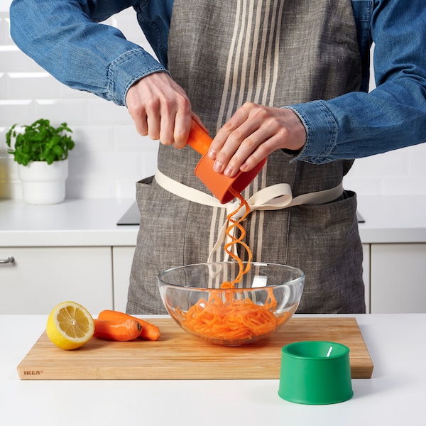 IKEA UPPFYLLD vegetable slicer, set of 2, bright orange/bright green , IKEA Sale | 26854KCFO