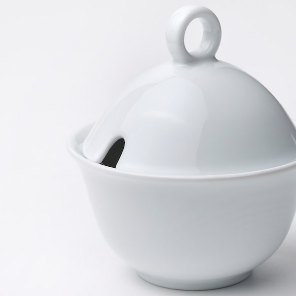 IKEA UPPLAGA sugar bowl, white , IKEA Sale | 91702MITA