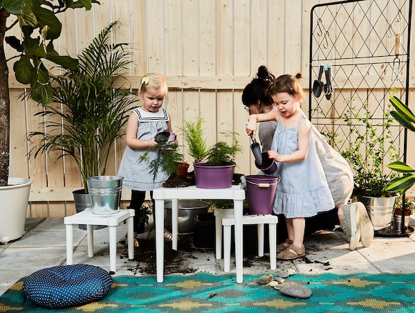 IKEA UTTER children's table, indoor/outdoor/white , IKEA Sale | 19207EZCD