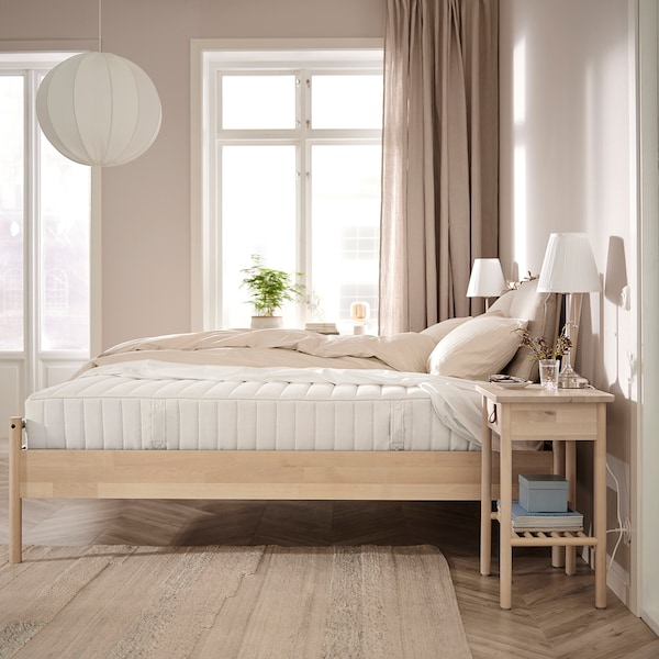 IKEA VALEVÅG pocket spring mattress, medium firm/white, Full , IKEA Sale | 46271ZCVQ