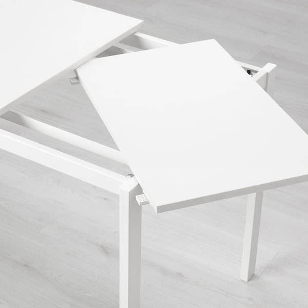 IKEA VANGSTA extendable table, white, 31 1/2/47 1/4x27 1/2 in , IKEA Sale | 73845PKQX