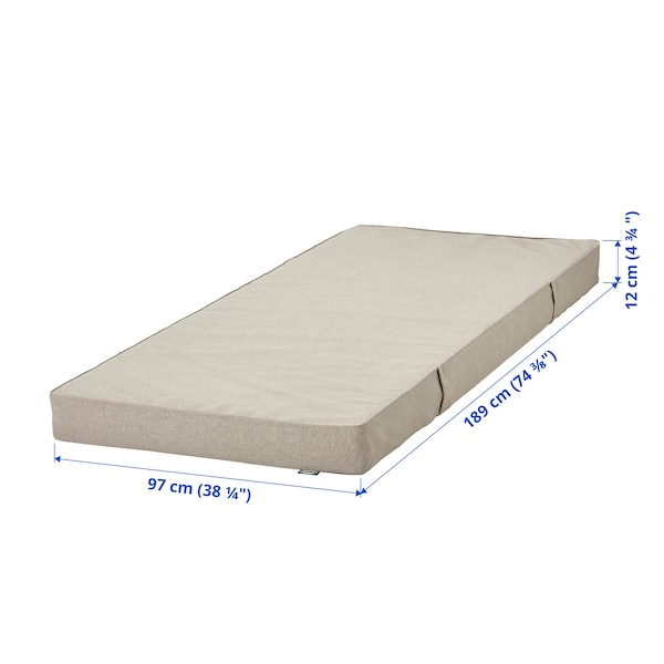 IKEA VANNAREID pocket spring mattress, firm/beige, Twin , IKEA Sale | 74065NGBX