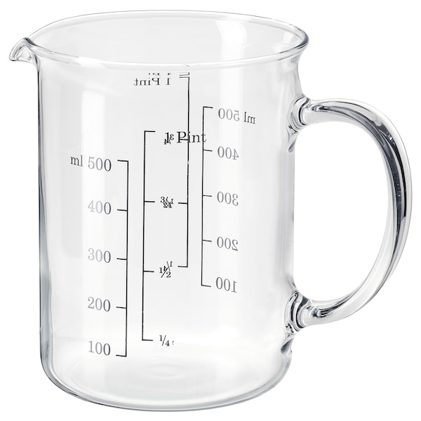 IKEA VARDAGEN measuring cup, glass, 17 oz , IKEA Sale | 39250KBZV