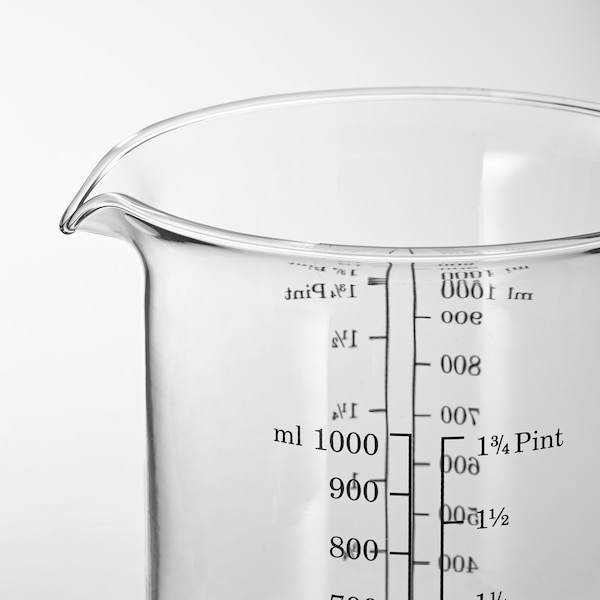 IKEA VARDAGEN measuring cup, glass, 34 oz , IKEA Sale | 29740GURY