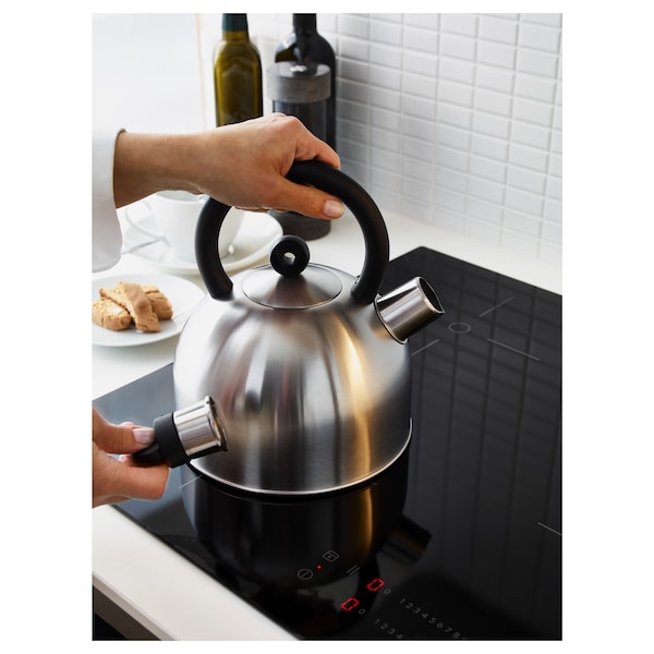 IKEA VATTENTÄT Kettle, stainless steel, black , IKEA Sale | 27034YDVO