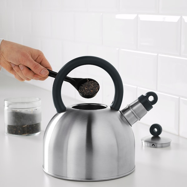 IKEA VATTENTÄT Kettle, stainless steel, black , IKEA Sale | 27034YDVO