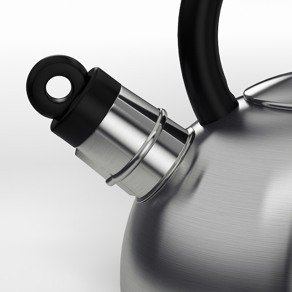 IKEA VATTENTÄT Kettle, stainless steel, black , IKEA Sale | 27034YDVO