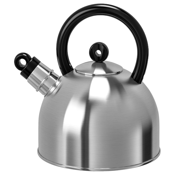 IKEA VATTENTÄT Kettle, stainless steel, black , IKEA Sale | 27034YDVO