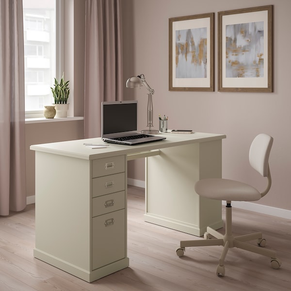 IKEA VEBJÖRN desk, beige, 55 1/8x23 5/8 in , IKEA Sale | 23690DHOU