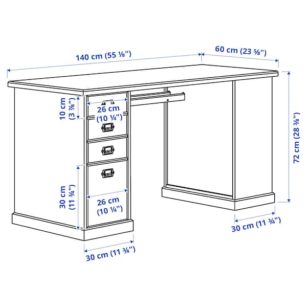 IKEA VEBJÖRN desk, beige, 55 1/8x23 5/8 in , IKEA Sale | 23690DHOU