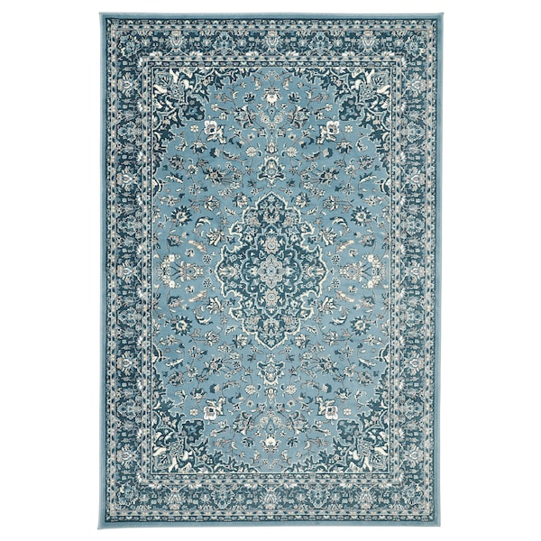 IKEA VEDBÄK rug, low pile, blue, 4\'4 inx6\'5 in , IKEA Sale | 37420VMYB