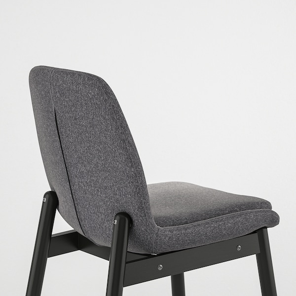 IKEA VEDBO Chair, black, Gunnared dark gray , IKEA Sale | 15946DCFX