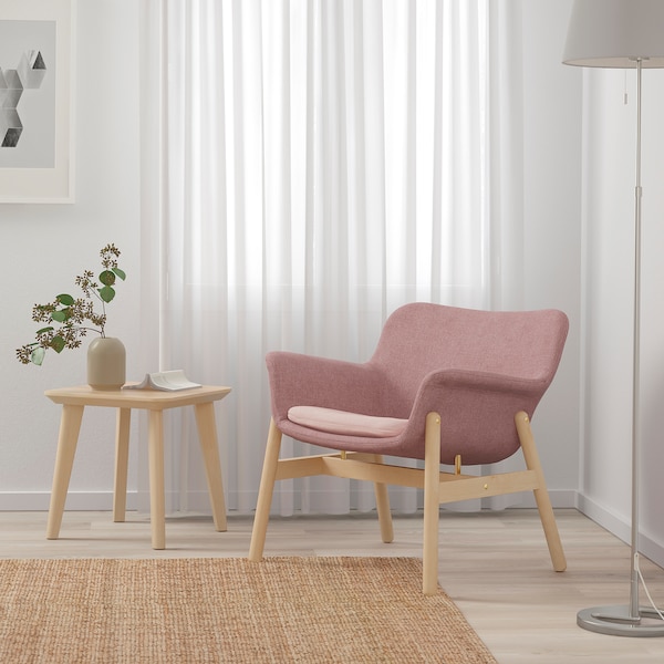 IKEA VEDBO armchair, Gunnared light brown-pink , IKEA Sale | 89714YISG