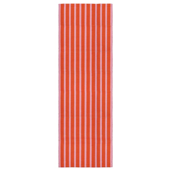 IKEA VÄGSKYLT rug, flatwoven, pink/orange, 2\'7 inx8\'2 in , IKEA Sale | 97623WNJO