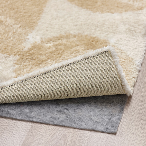 IKEA VÄGTRUMMA rug, high pile, off-white/beige, 5'3 inx7'7 in , IKEA Sale | 23518CEFY