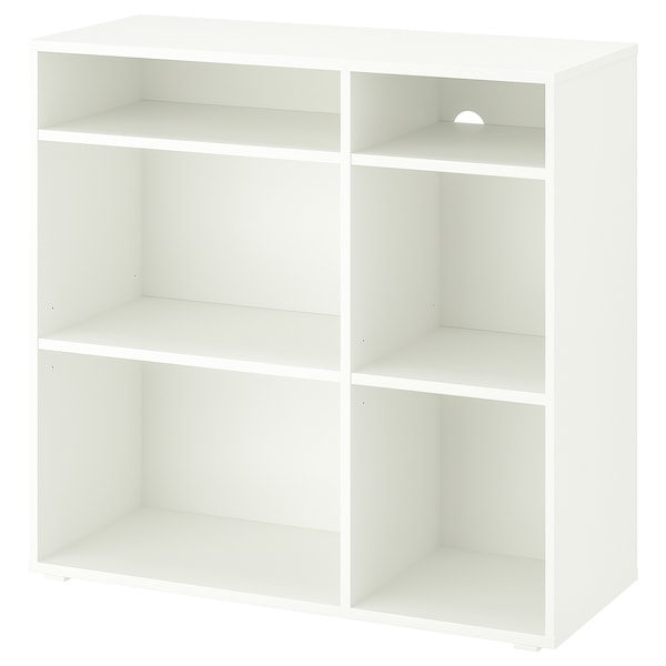 IKEA VIHALS shelving unit with 4 shelves, white, 37 3/8x14 5/8x35 3/8 in , IKEA Sale | 63194BSCW