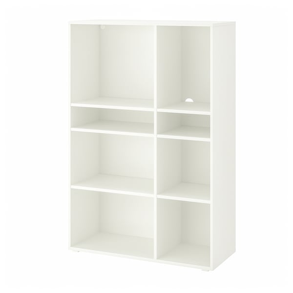 IKEA VIHALS shelving unit with 6 shelves, white, 37 3/8x14 5/8x55 1/8 in , IKEA Sale | 98527CVDI