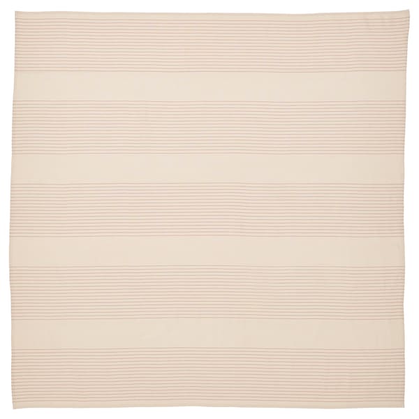 IKEA VIPPSTARR tablecloth, stripe pattern red/natural, 59x59 in , IKEA Sale | 84927FNMC