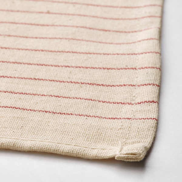 IKEA VIPPSTARR tablecloth, stripe pattern red/natural, 59x59 in , IKEA Sale | 84927FNMC