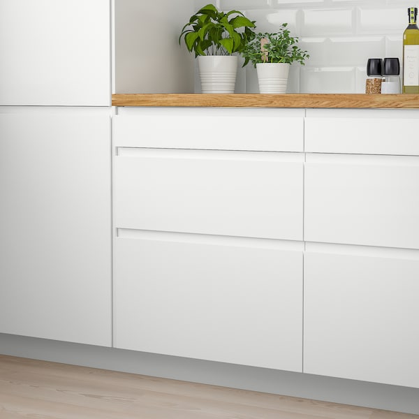 IKEA VOXTORP Drawer front, white matt white, 36x5 in , IKEA Sale | 20871SOWP