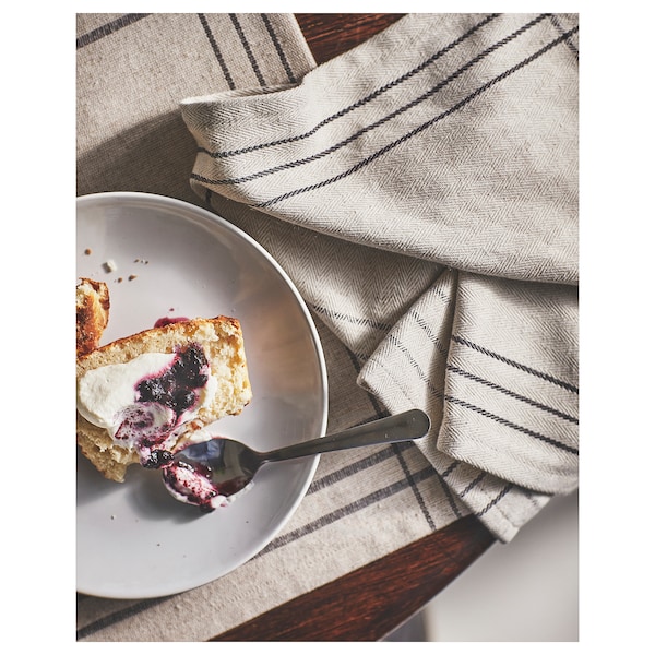 IKEA VÅRARV place mat, dark gray/natural, 13 ¾x17 ¾ in , IKEA Sale | 53429GAYX