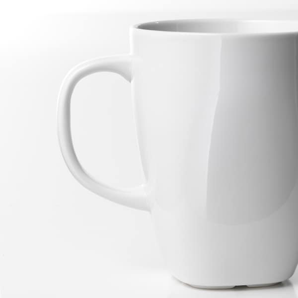 IKEA VÄRDERA mug, white, 10 oz , IKEA Sale | 32957JCWO